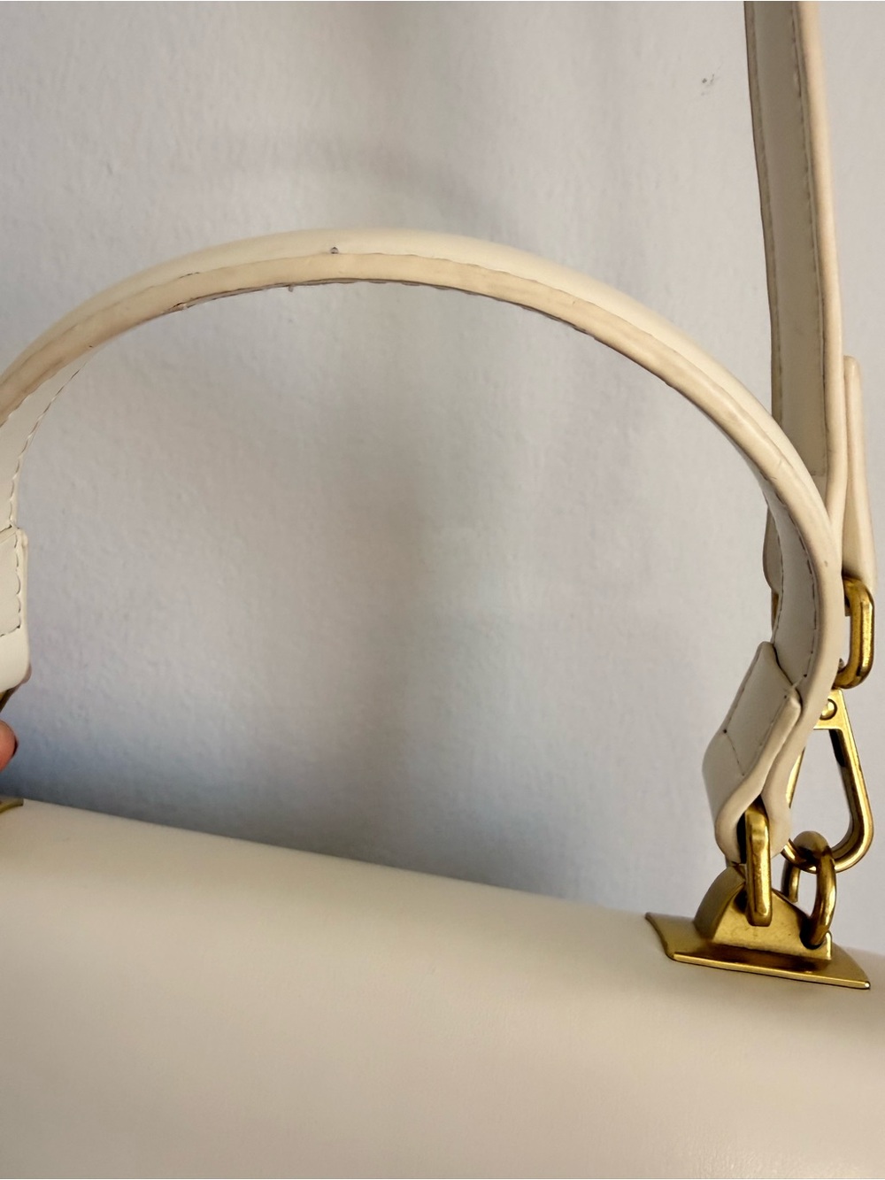 Rachel Zoe Ivory Structured Top Handle Crossbody Bag - Picture 6 of 9